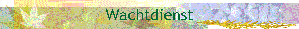 Wachtdienst